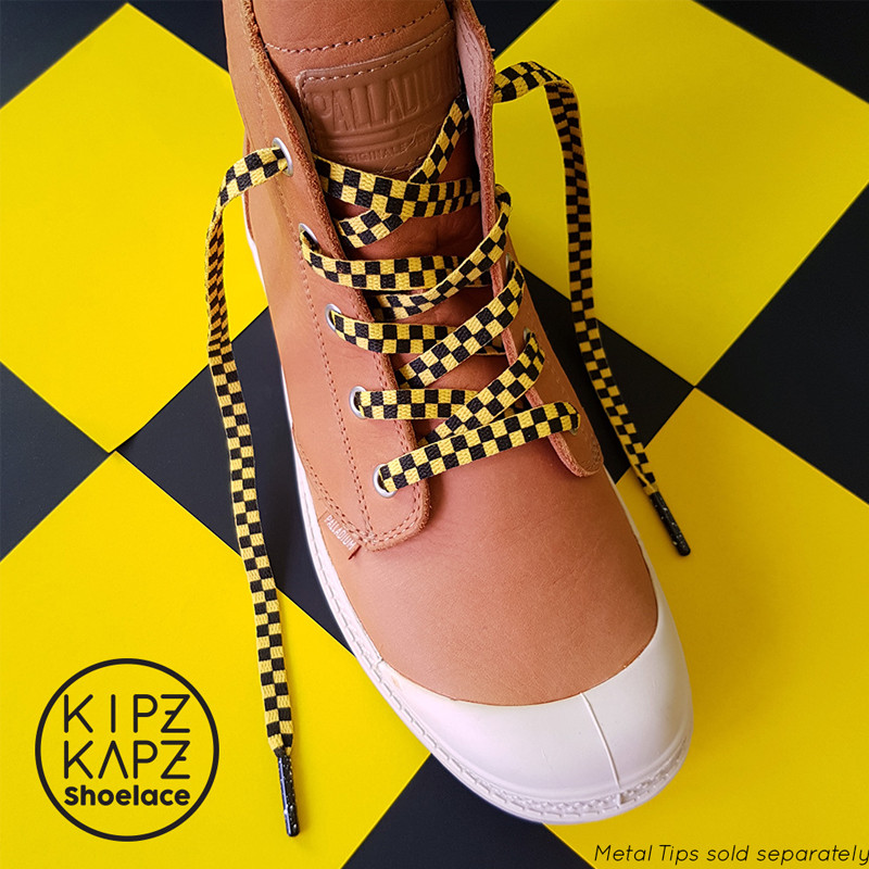 AKSESORIS SNEAKERS KIPZKAPZ Flat Checker XS31 8MM